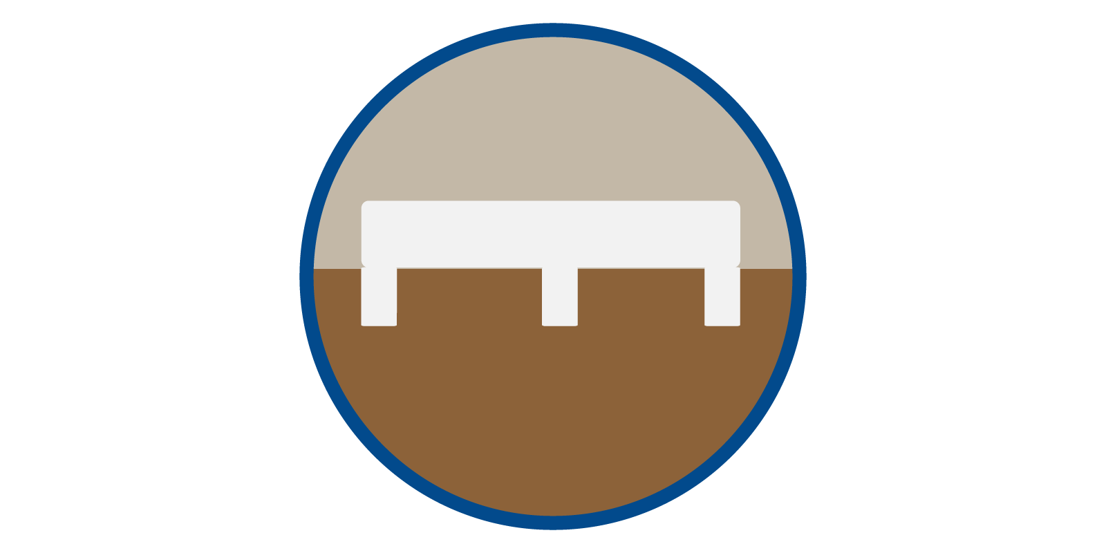 Footing flat diagram