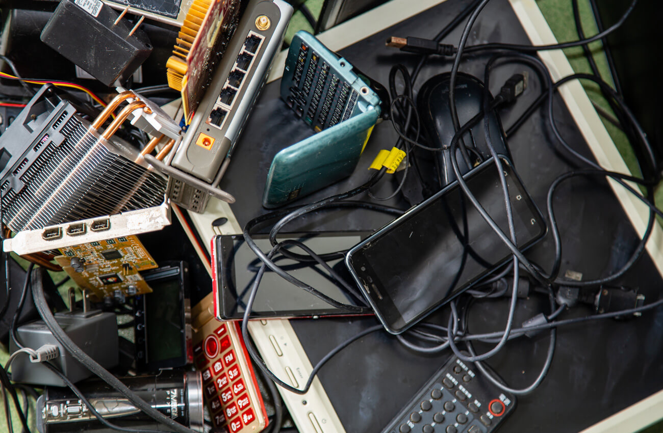 E-waste at landfill