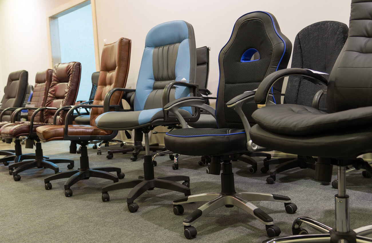 Office chairs to be recycled