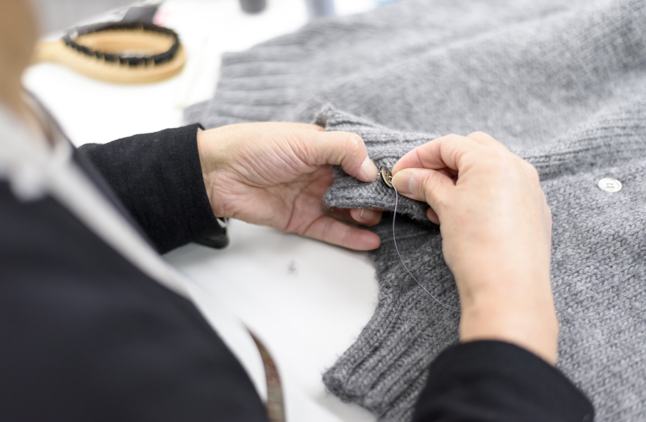 Repairing clothes for sustainable living