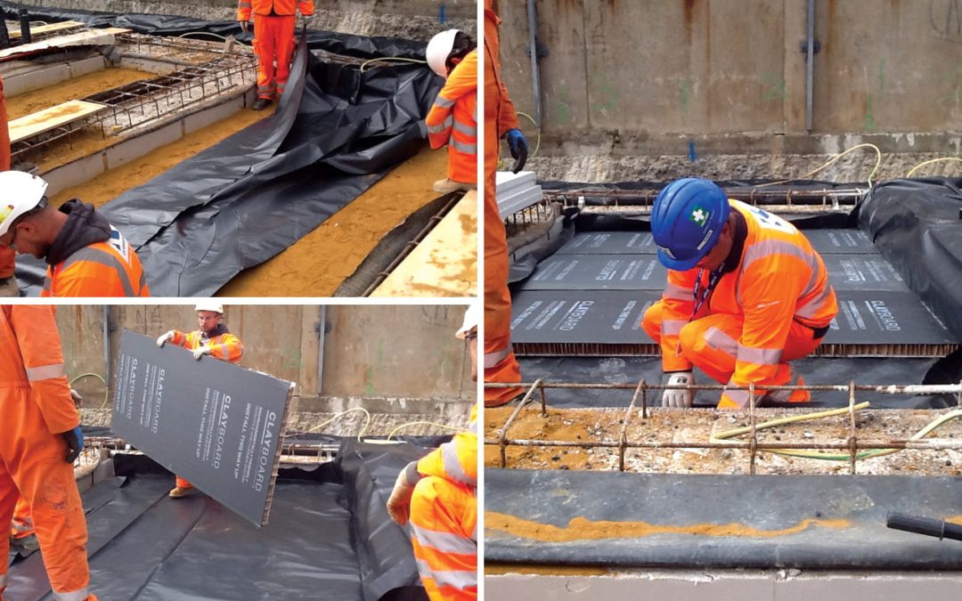 Clayboard Void Former Protects New York Subway
