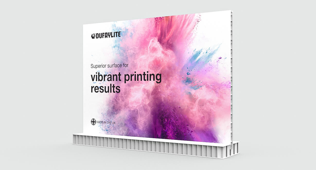 Dufaylite paper honeycomb point of sale display