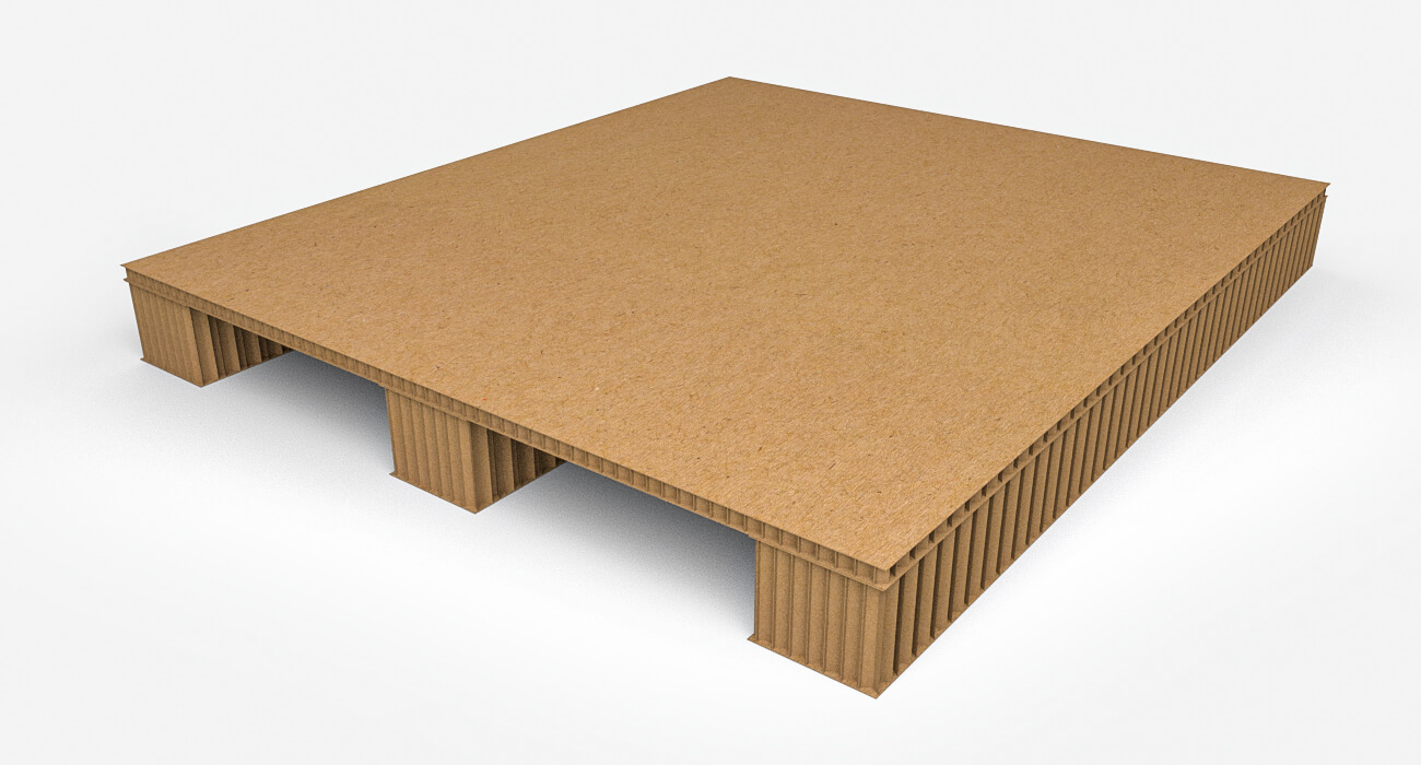 Dufaylite paper honeycomb cardboard palettes