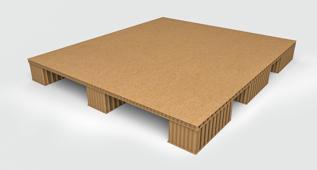 Dufaylite paper honeycomb cardboard palettes