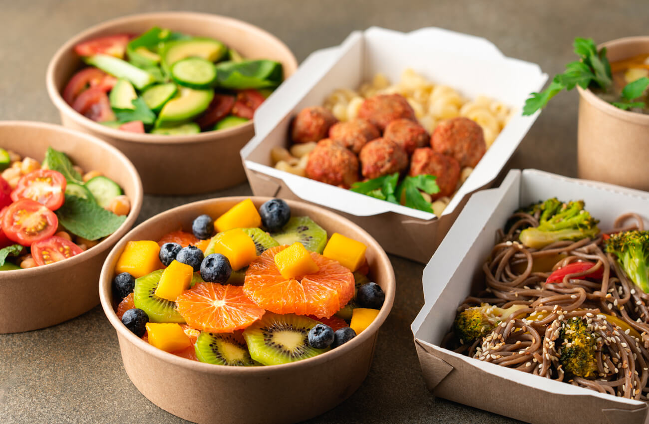 Paper packaging for food