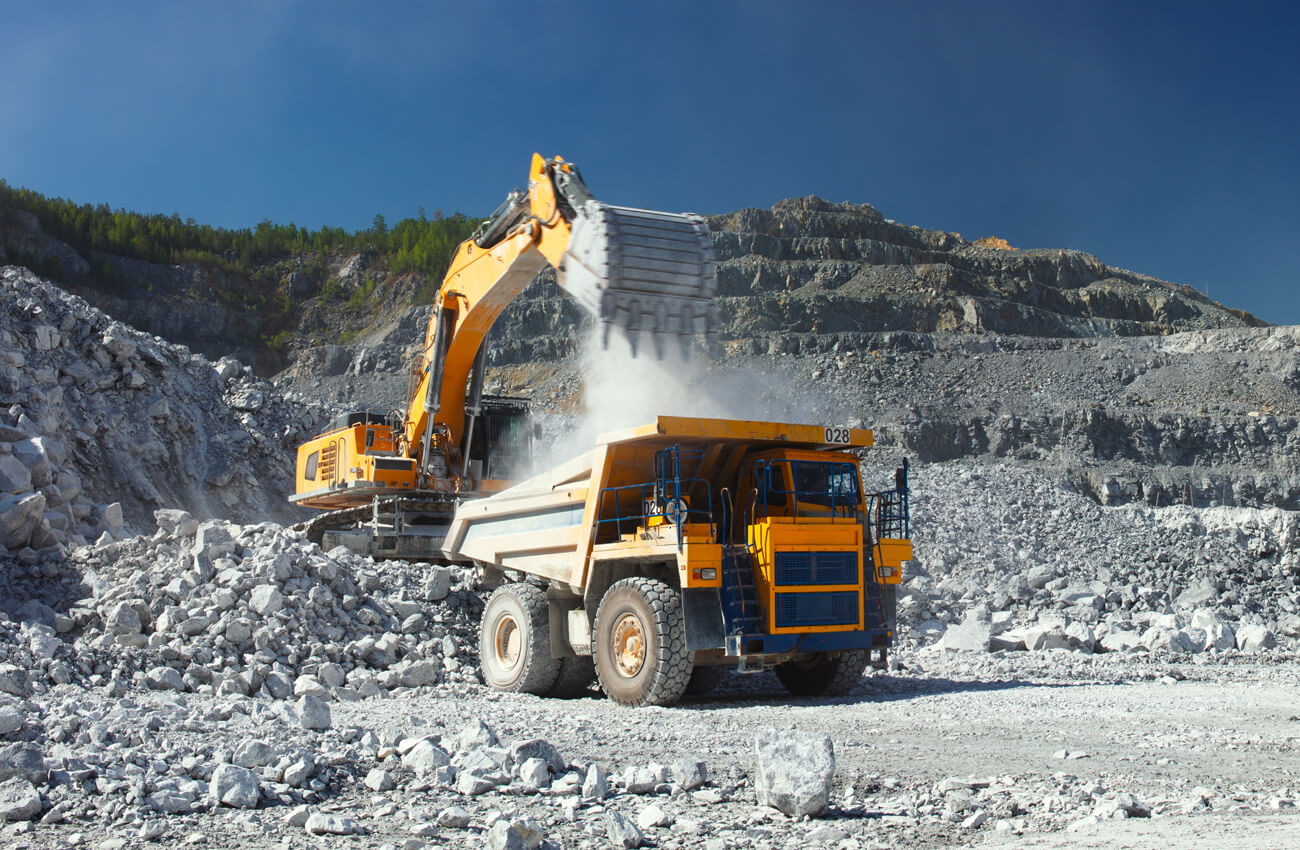 Quarrying for stone