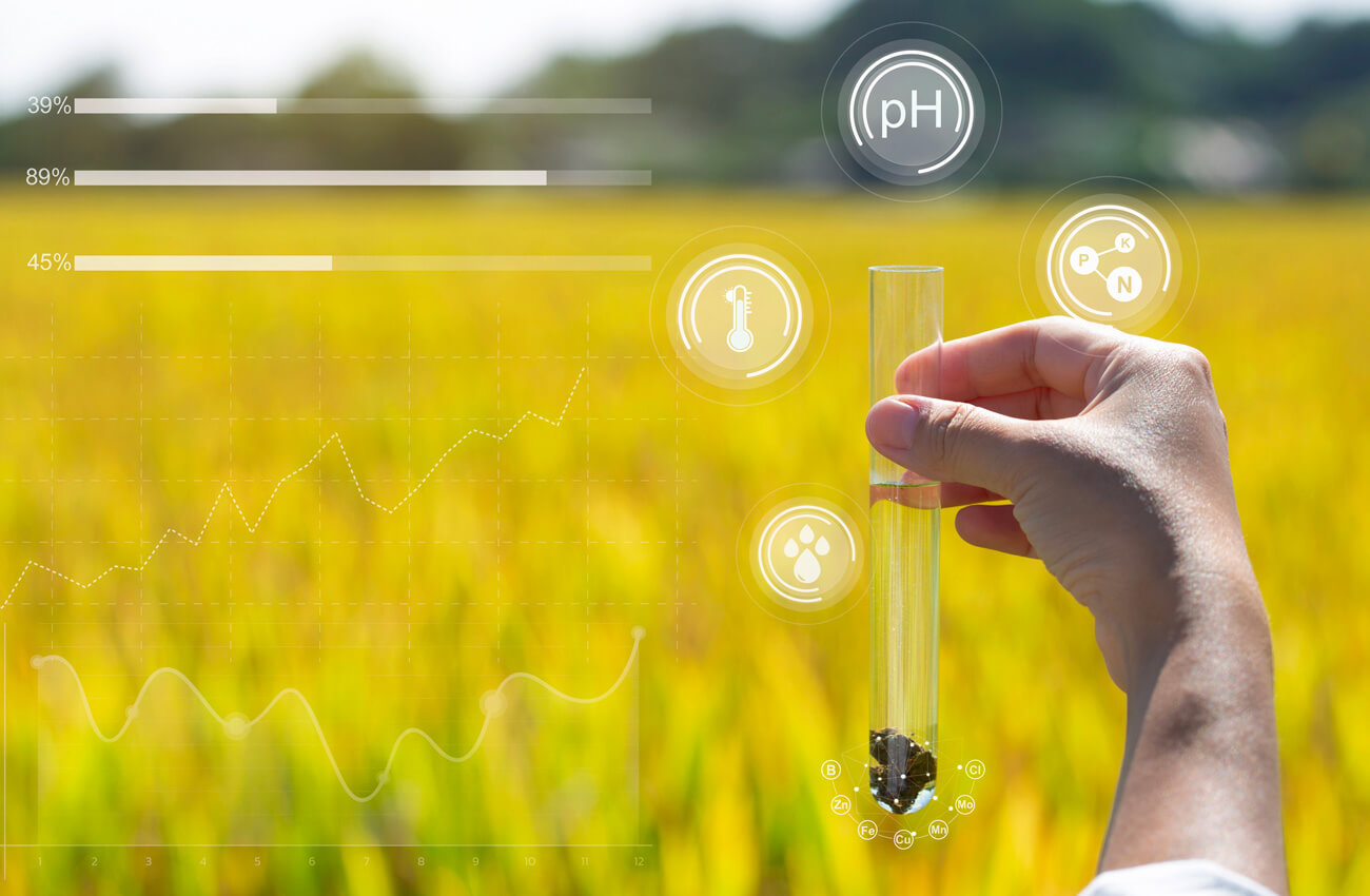 Test tube testing soil php rating