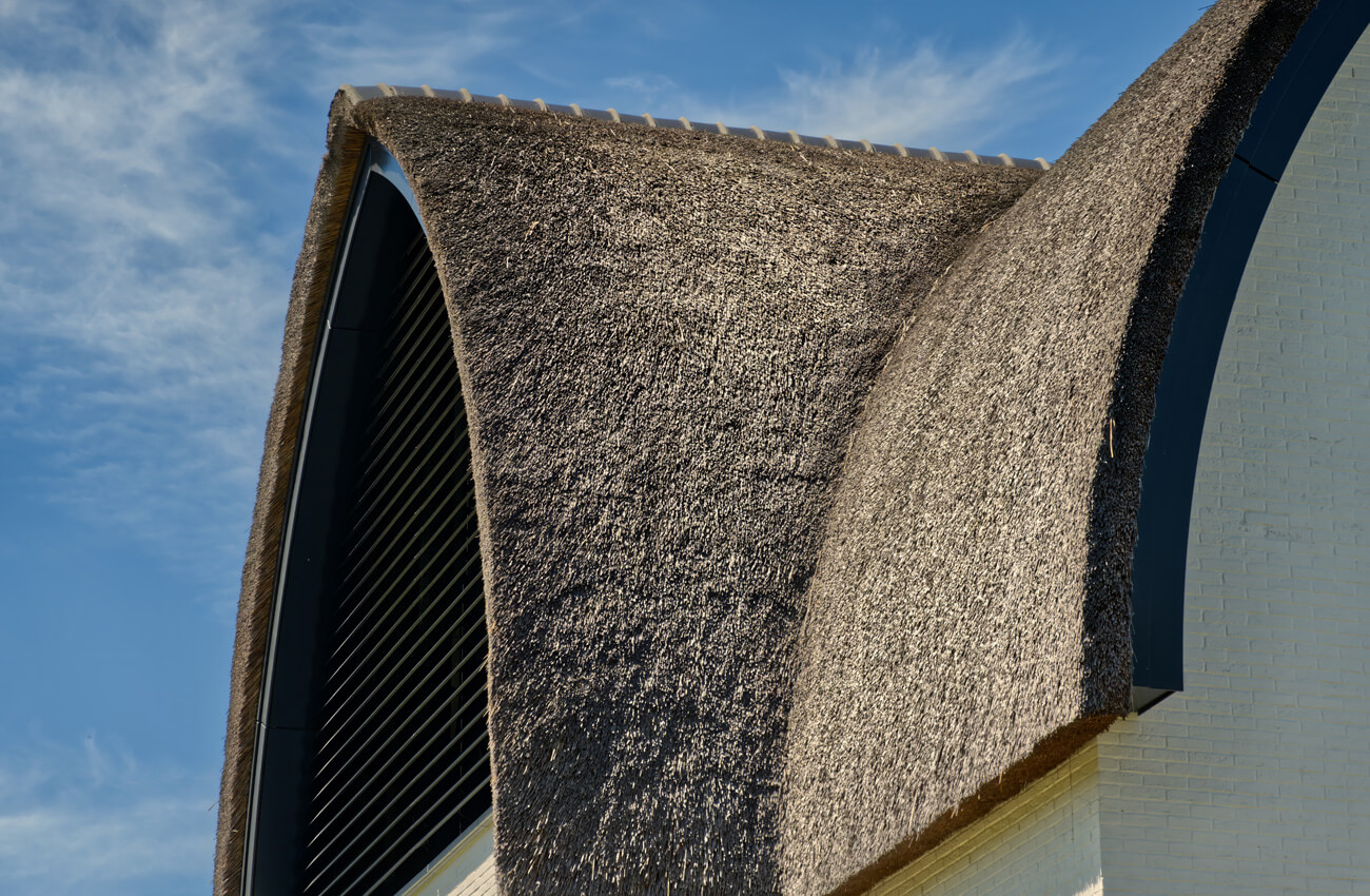 eco-friendly construction thatched roof